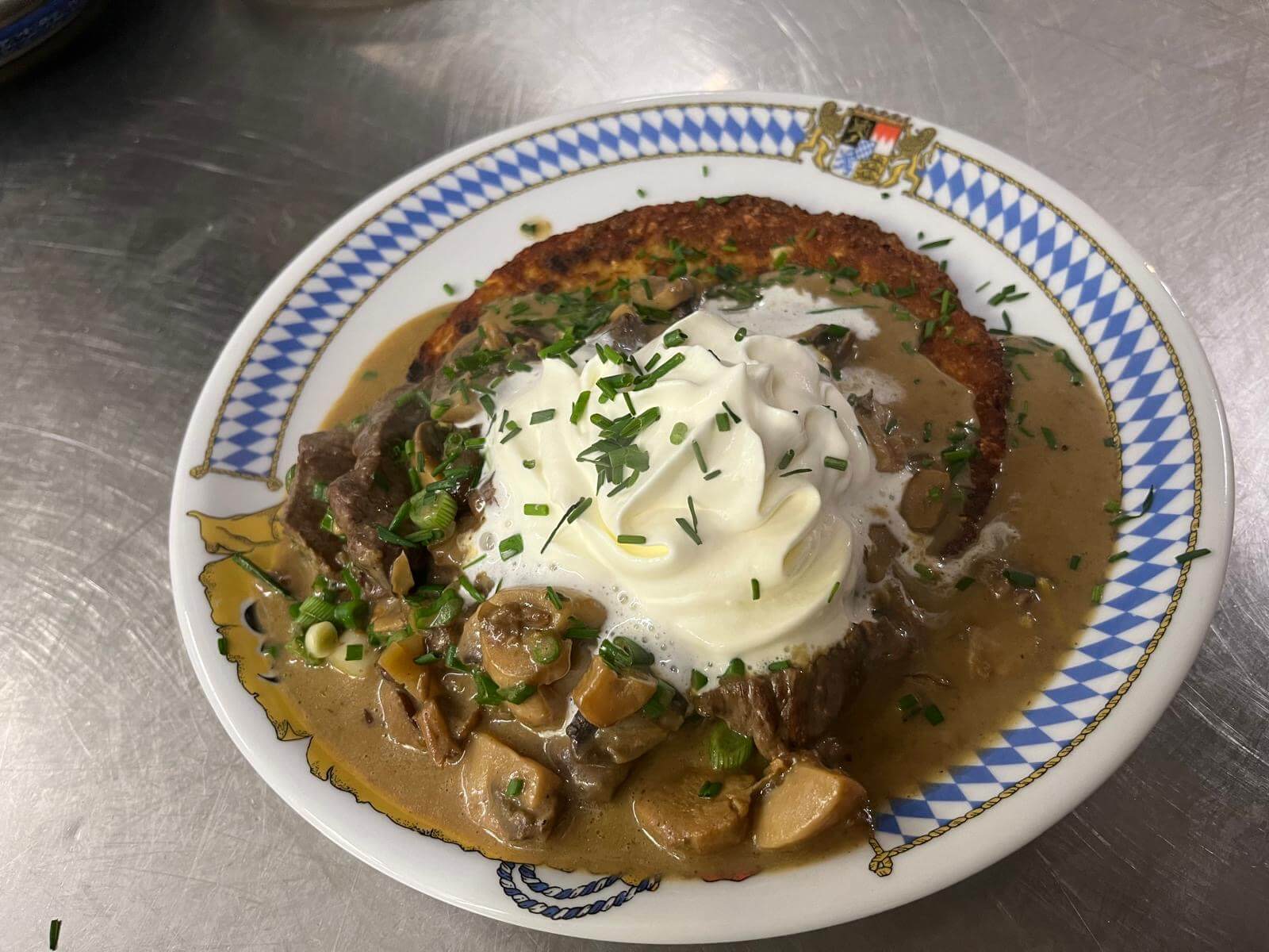 Gericht aus der Küche