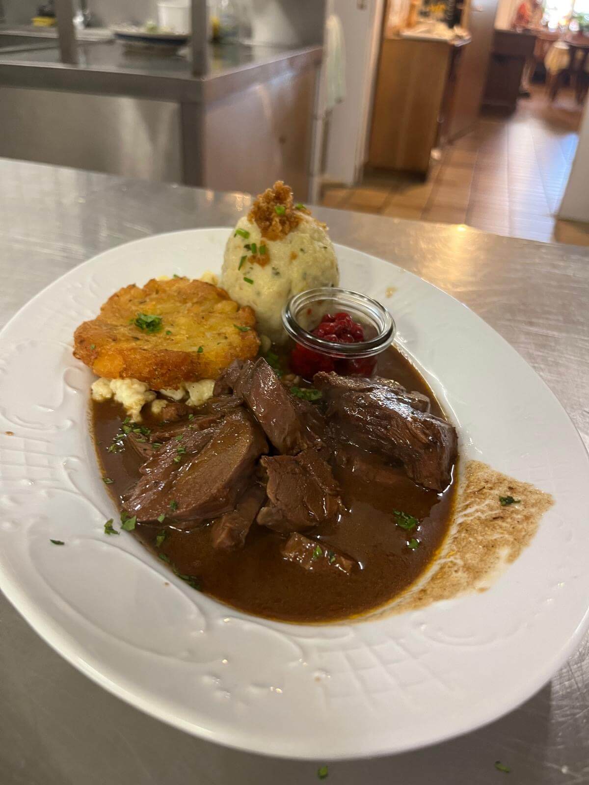 Gericht aus der Küche